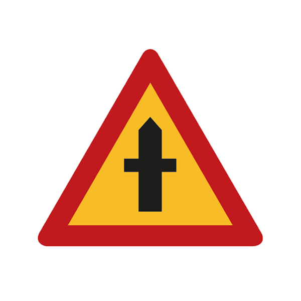 A29 - Varning för vägkorsning...