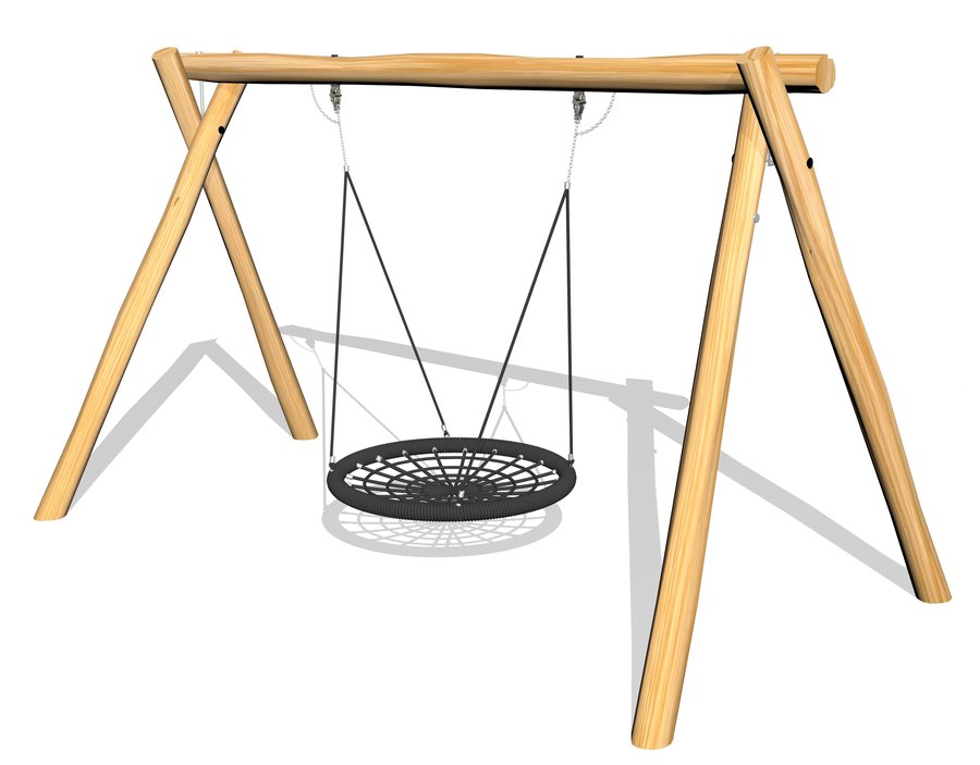 Akacia med Ø120 fågelbogunga (LEK345)