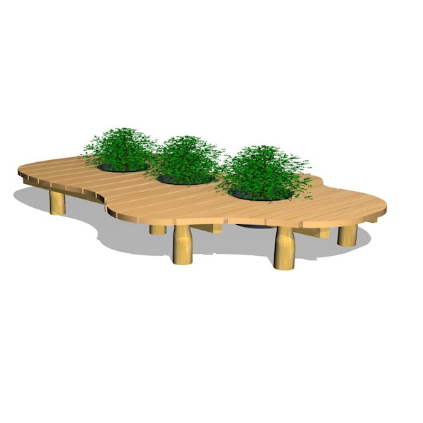 Blombänk M