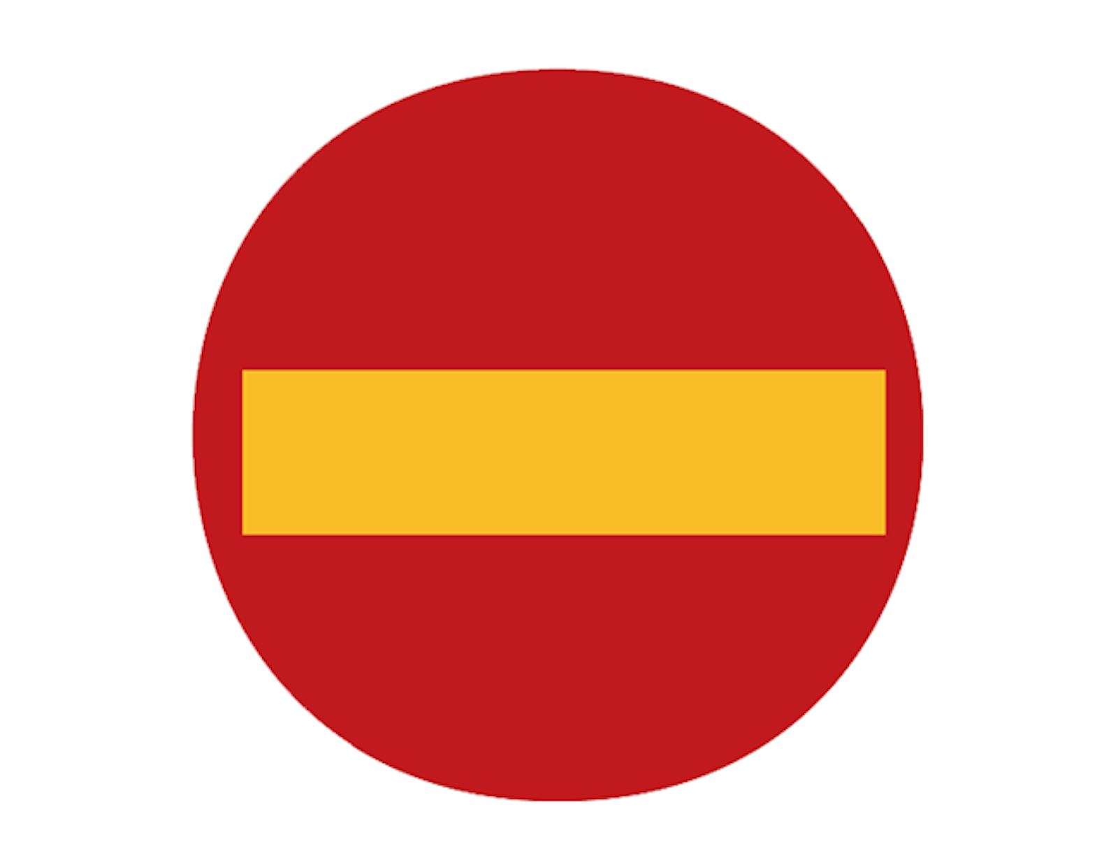 C1 - Förbud mot infart med fordon