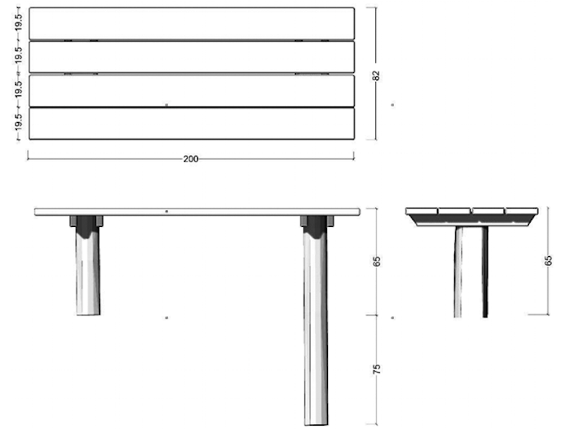 Douglas bord (LEK10047) - bild 2