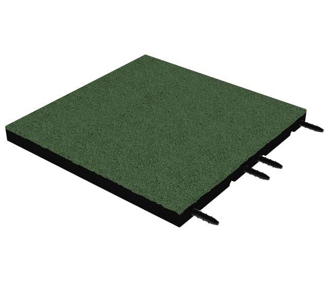 Gummiplatta Lek Fallhöjd 1,3 meter