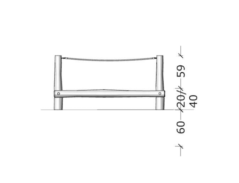 Balansbom med rep x1 (YLEK31955) - bild 4