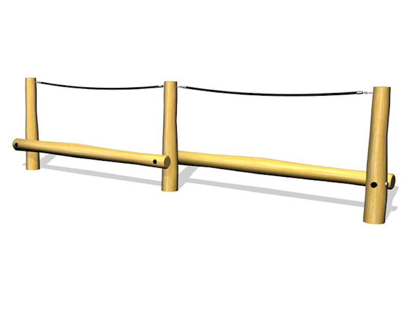 Balansbom med rep x2 (YLEK31956)