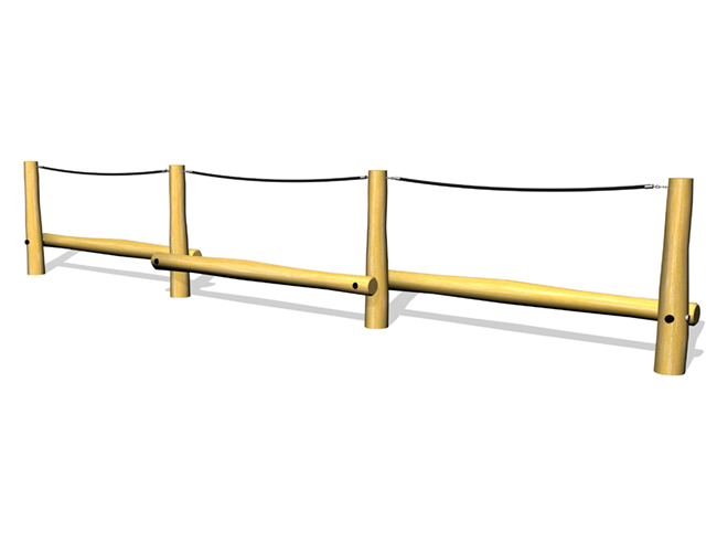 Balansbom med rep x3 (YLEK31952)