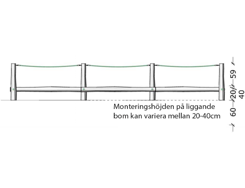 Balansbom med rep x3 (YLEK31952) - bild 4