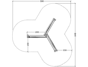 Balansstjärna med rep (YLEK31961) - bild 2