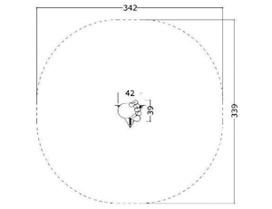 Fjäder Björnfot ENKEL 10 - bild 2