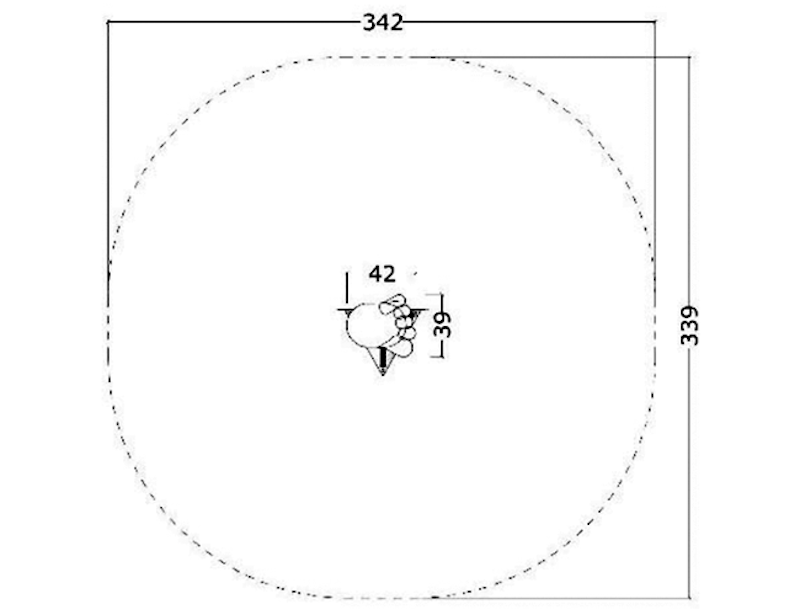 Fjäder Björnfot ENKEL 10 - bild 2