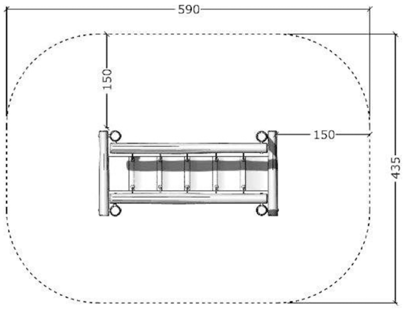 Hängbro med flytande golv (LEK3554) - bild 2