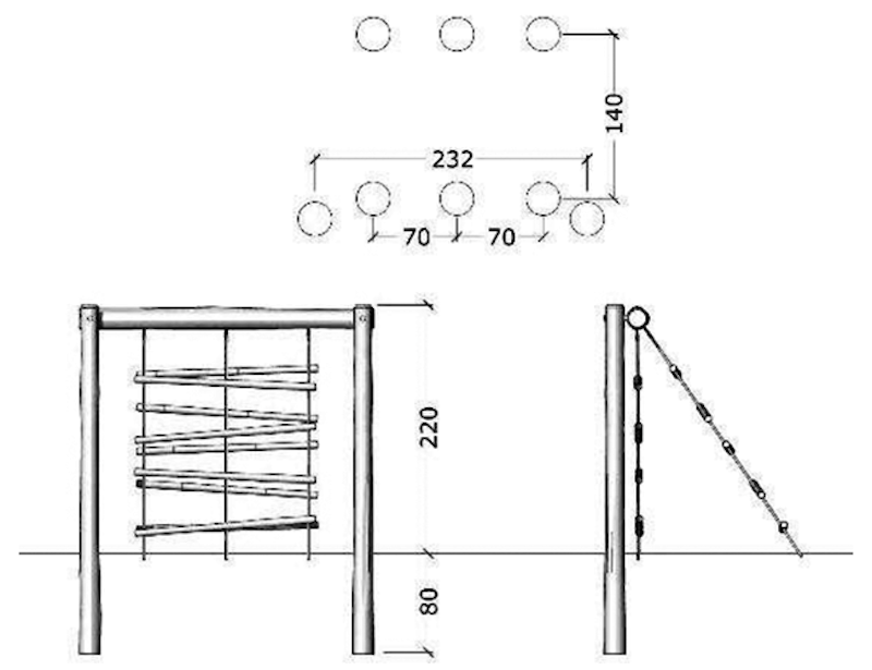 Klätterträd upp-och-ner (LEK3526) - bild 4