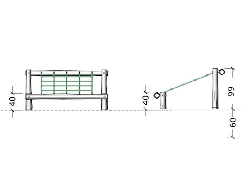 Nät lutande 2 - bild 3