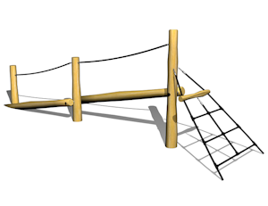 Lutande bom med nät 23 - bild 1