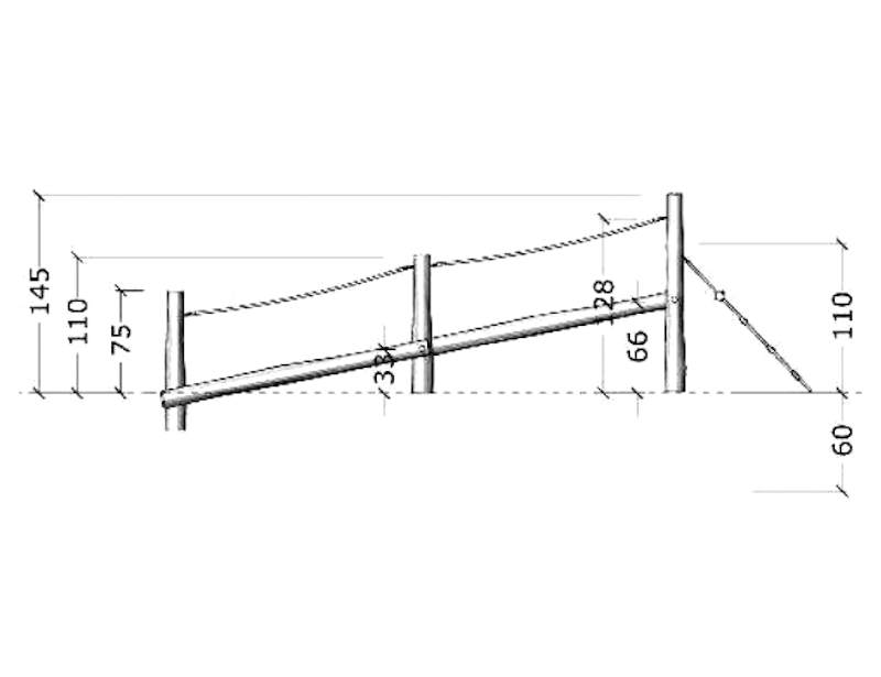 Lutande bom med nät 23 - bild 4