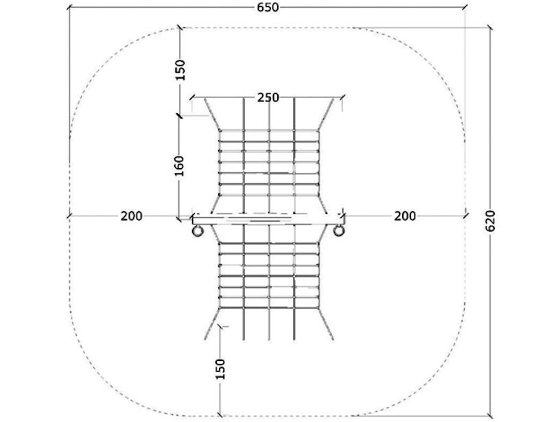 Upp-och-ner nät ENKEL 2.5 - bild 2