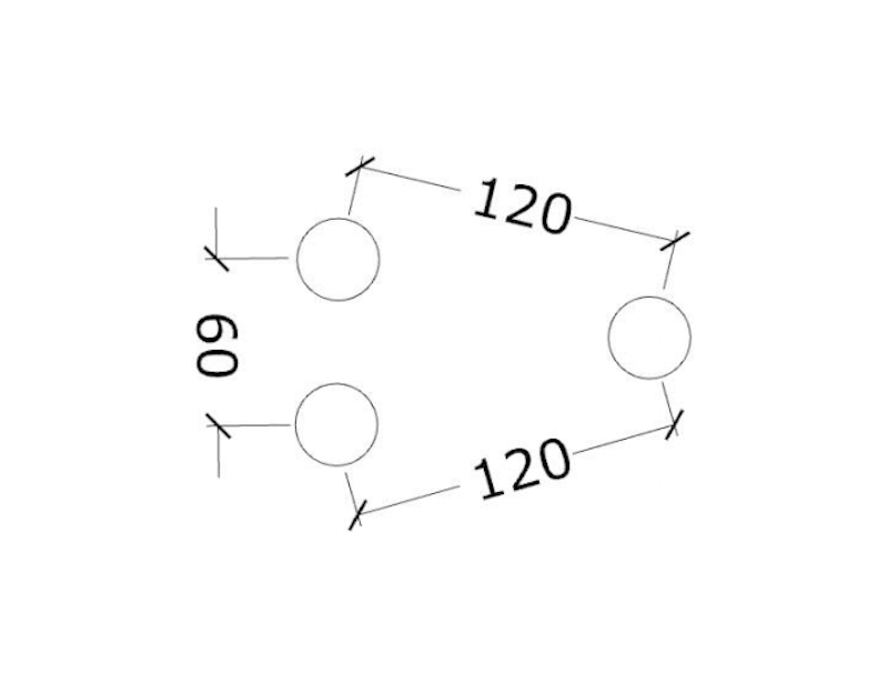 Sandlekbord Robinia LARGE - bild 3