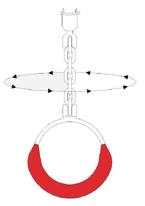 Armgångsring m kedja och bult - bild 3