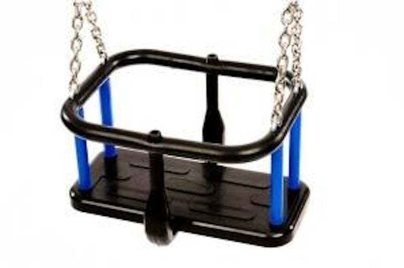 Babygunga Blå/Svart m kedja - bild 2