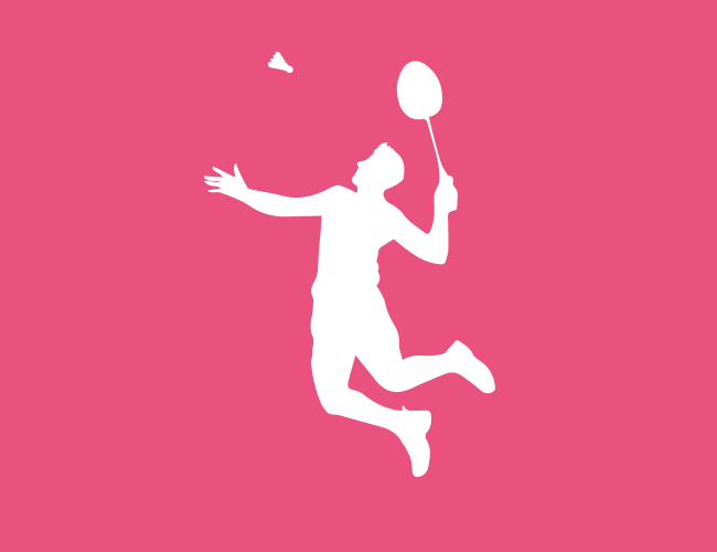 Badmintonnät inkl. lina för hålkärl