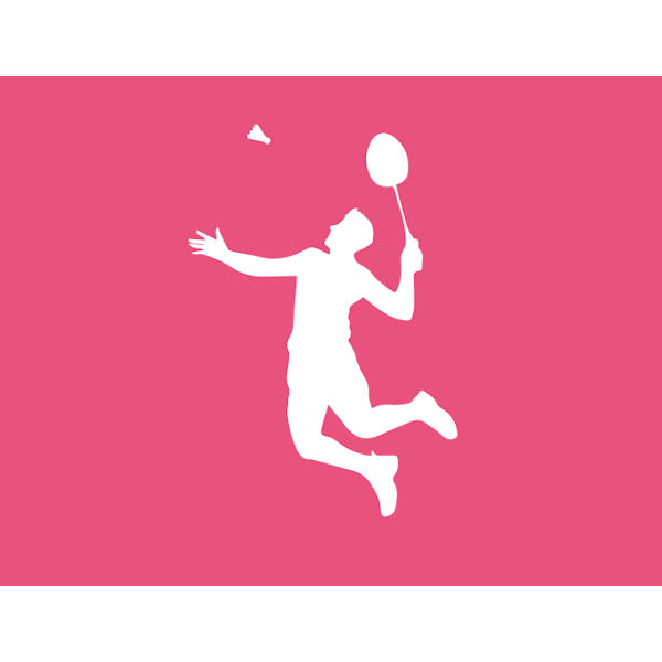 Badmintonnät inkl. lina för hålkärl