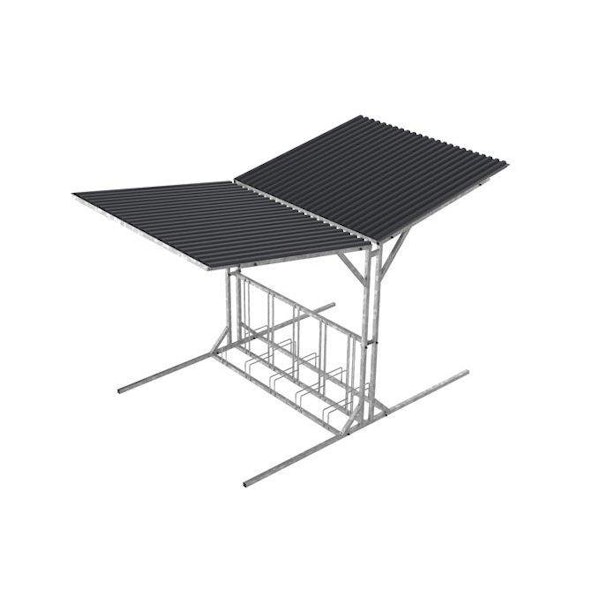 Cykelgarage 10 cyklar