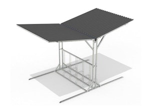 Cykelgarage 10 cyklar [111128] - bild 2