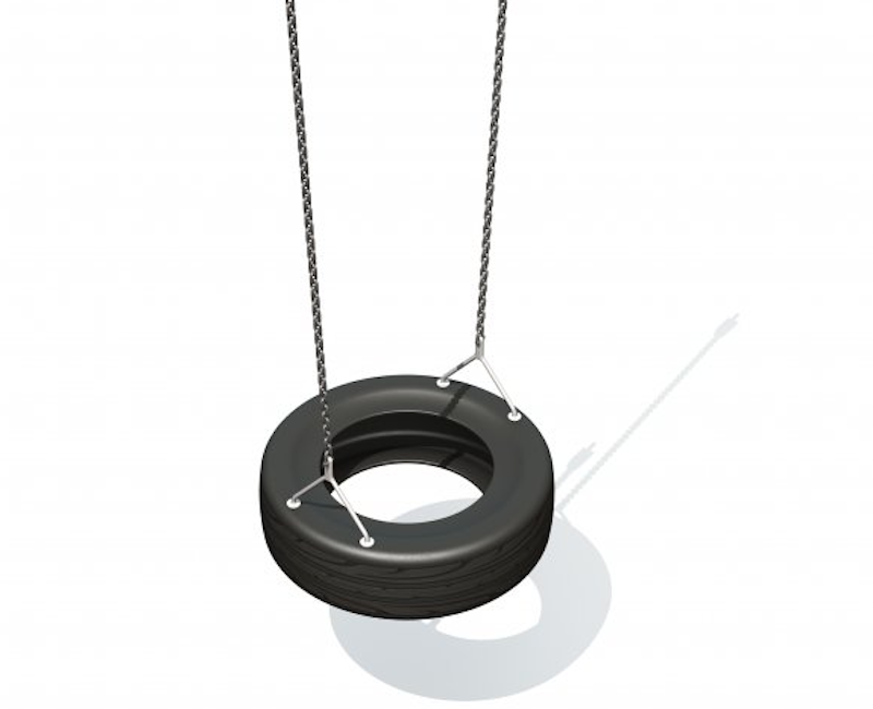 Däckgunga PAH-fri m kedjeskydd