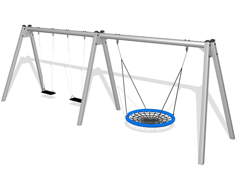 Ferrum med 1st Ø120 fågelbogunga och 2st gungsitsar - bild 2