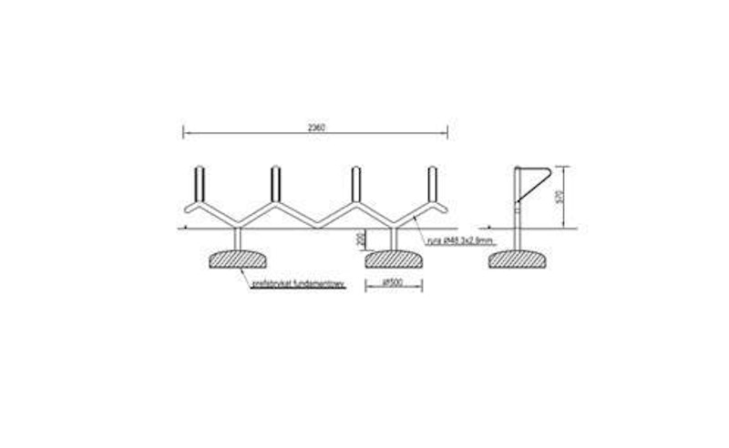 Rack 8 cykels - bild 2