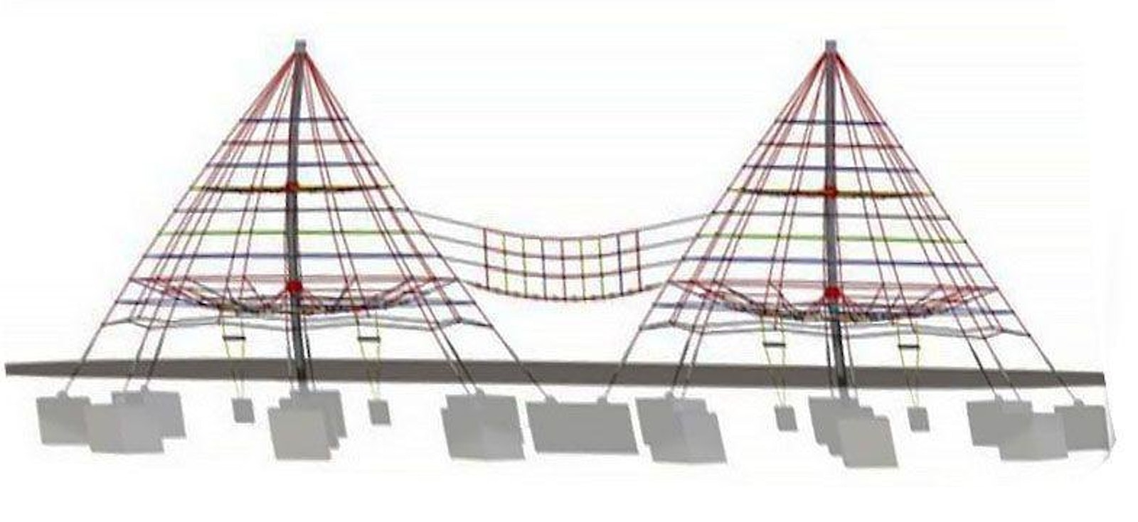 Pyramidas Dubbel 4,5m