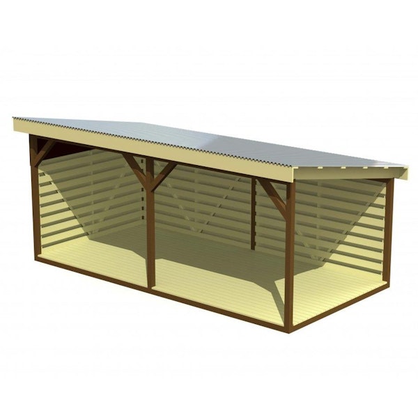 Shelter 3x6 m golv