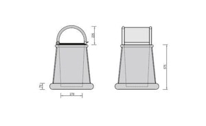 Skräpa Betong 40L - bild 2