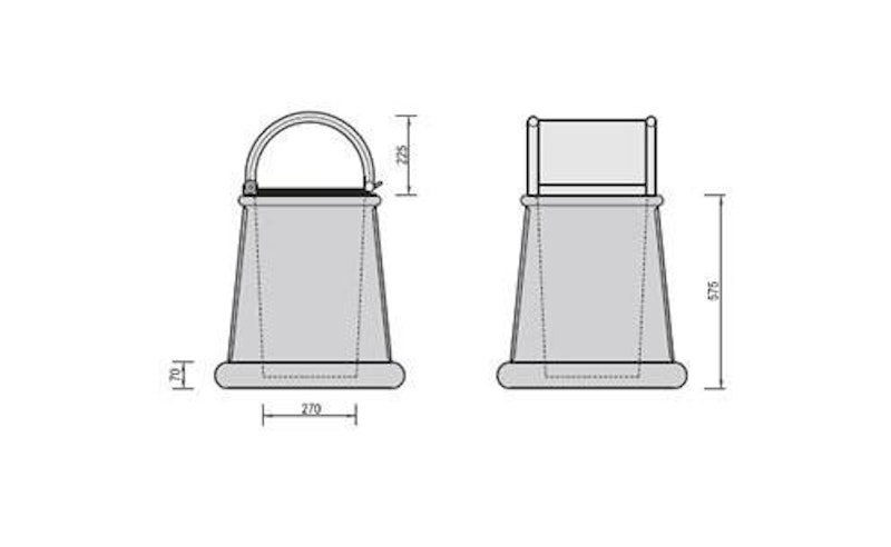 Skräpa Betong 40L - bild 2