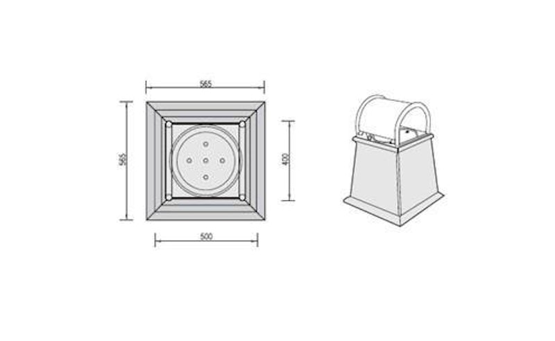 Skräpa Betong 40L - bild 3