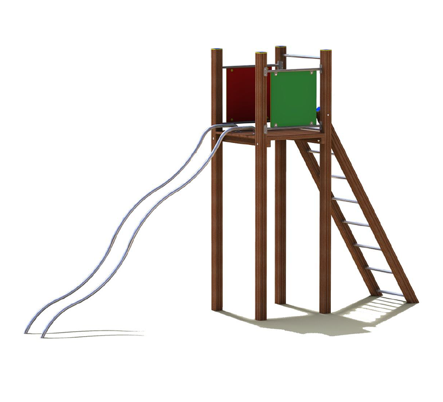 Glidstång Böljande eller kurvig - 1st