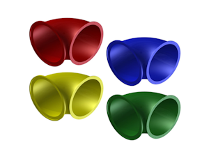 Kryptunnelelement - Böj 90° small - bild 1