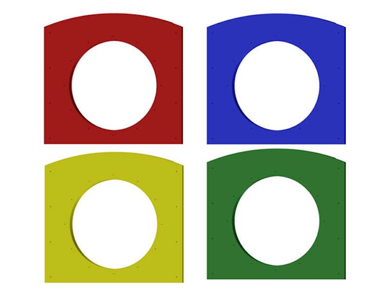 Panel Rutsch, flera färger