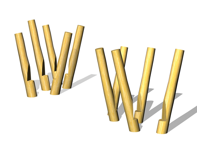 Styltor 5st - två storlekar (LEK31924)