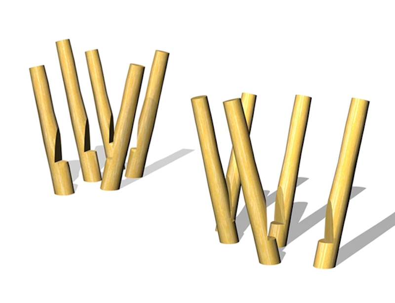 Styltor 5st - två storlekar (LEK31924)