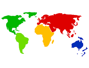 Världskarta 8x5 meter - bild 1