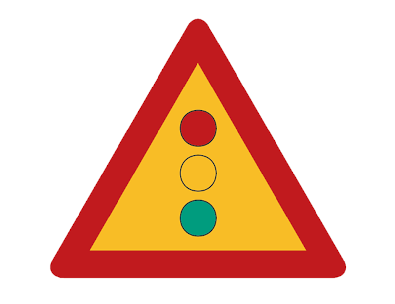 A22 - Varning för flerfärgssignal