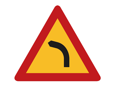 A1 - Varning för farlig kurva