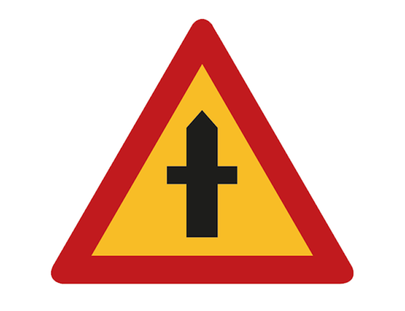 A29 - Varning för vägkorsning...