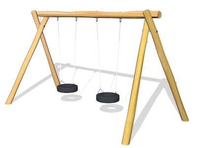 Akacia med 2 däckgungor