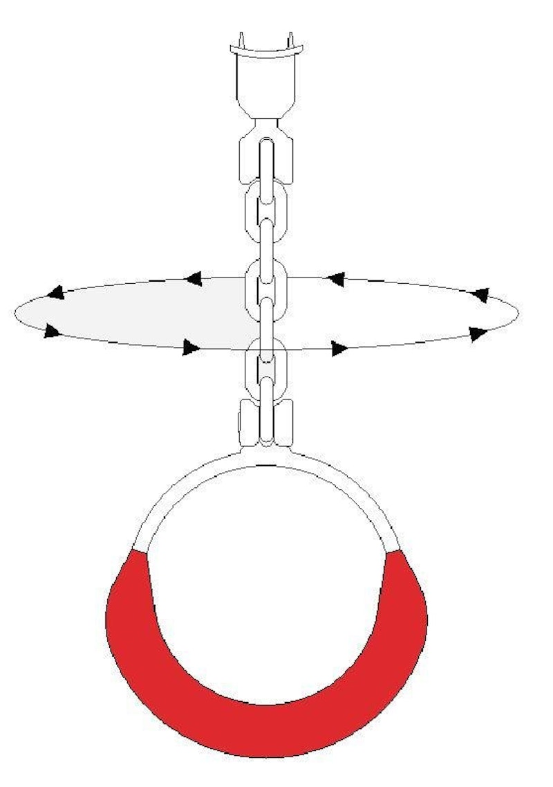 Armgångsring m kedja och bult - bild 3