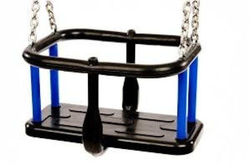 Babygunga Blå/Svart m kedja 