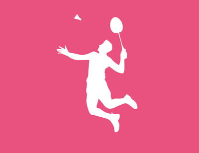 Badmintonnät inkl. lina för hålkärl