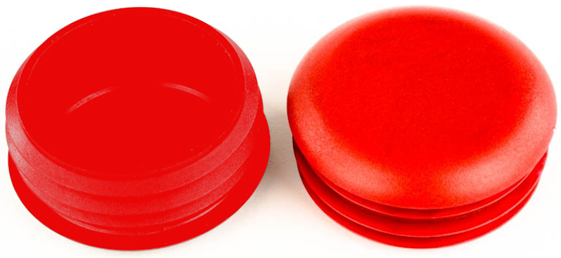 Blindplugg Röd