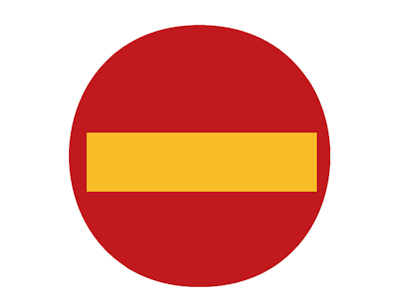 C1 - Förbud mot infart med fordon