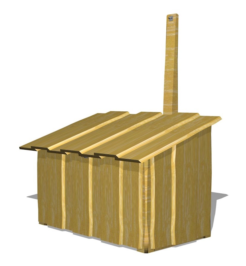 Förvaringsbox med stålbotten